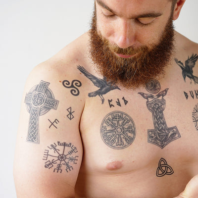 Triskele Temporary Tattoo (Set of 3) – Small Tattoos