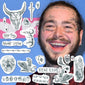post malone temporary tattoos pack
