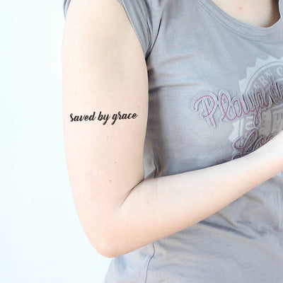saved by grace temporary tattoo