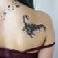 scorpio temporary tattoo