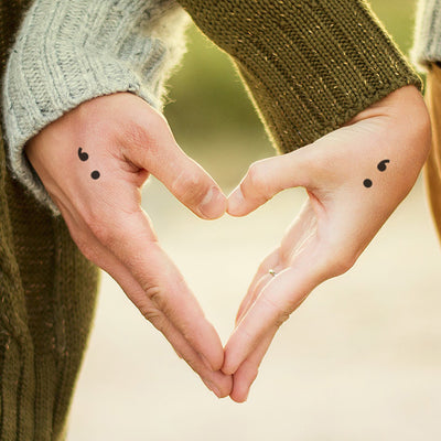 Semicolon Tattoo (Set of 3)