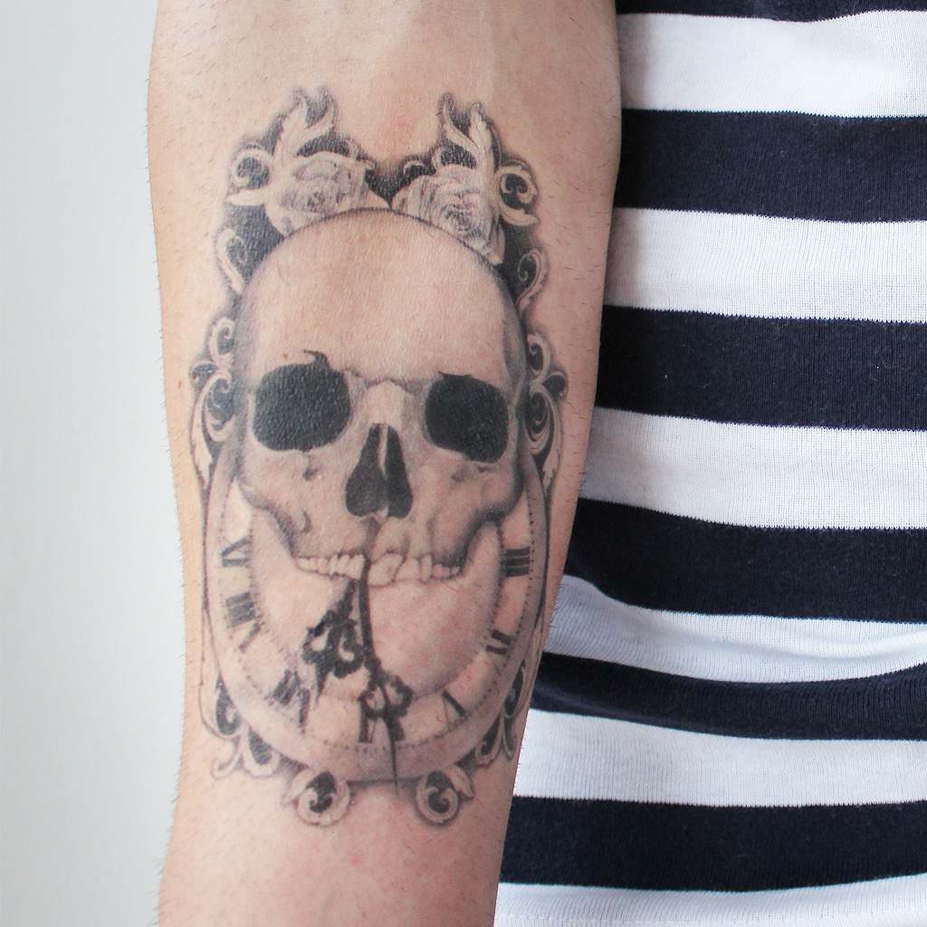 Temporary Tattoos Skull & Tears - Etsy Denmark