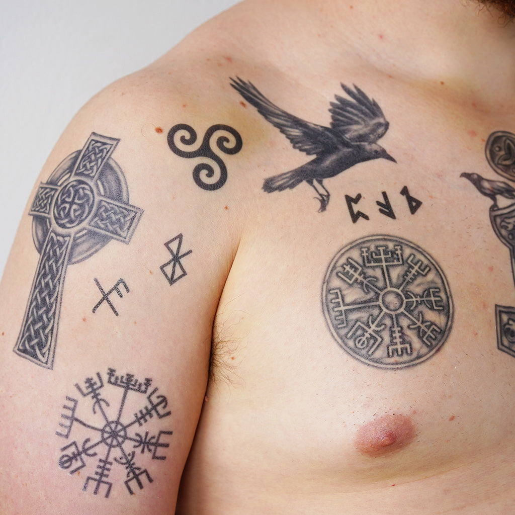 viking temporary tattoos