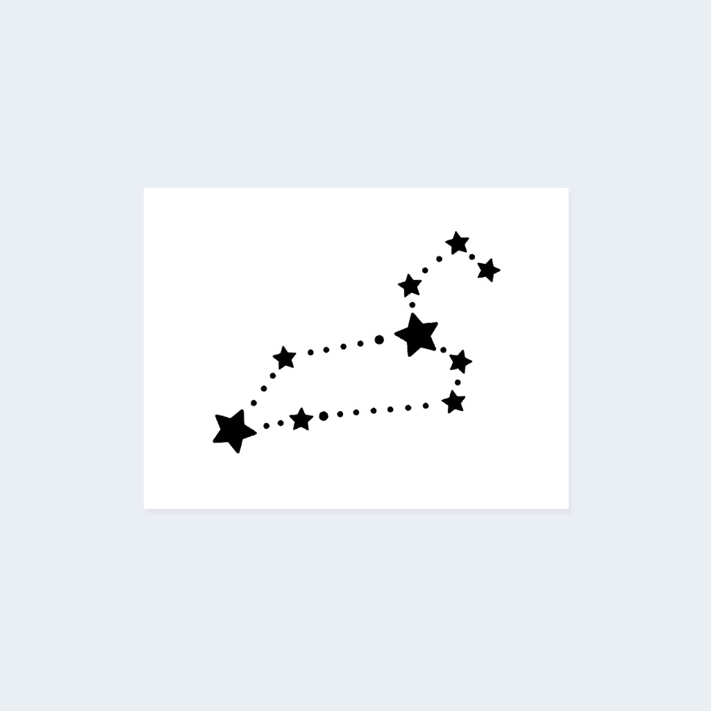 Leo Constellation Tattoo (Set of 2)