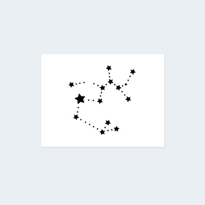 Sagittarius Constellation Tattoo (Set of 2)