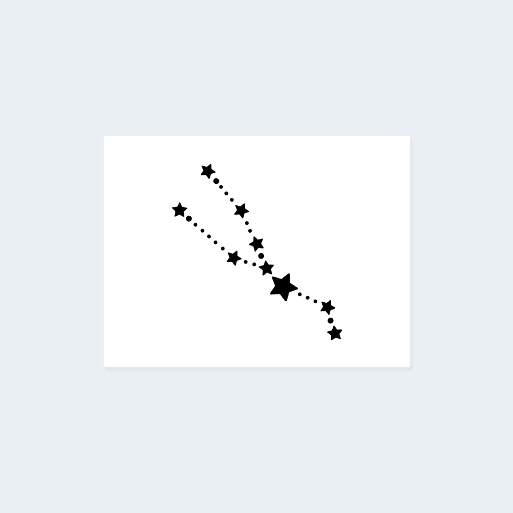 Taurus Constellation Tattoo (Set of 2)